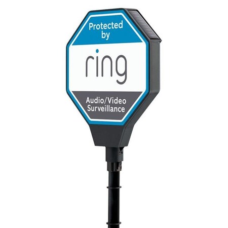 Ring Ring 3866332 Plastic Outdoor LED Illuminated Solar Sign 3866332